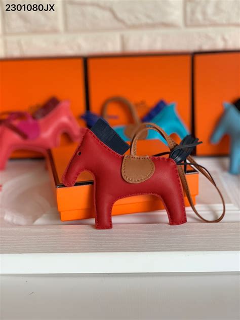 hermes keychain bag|Hermes horse keychain.